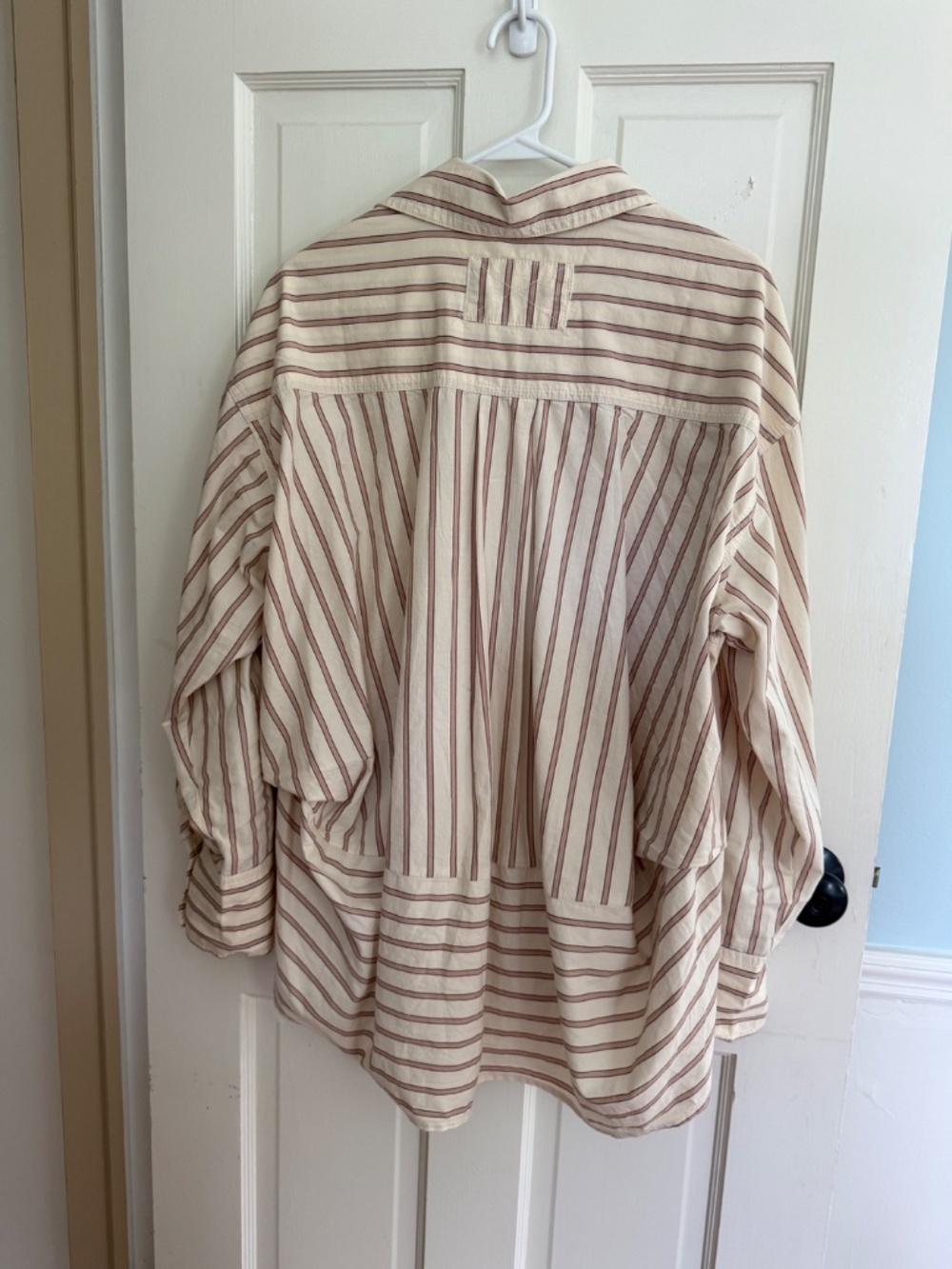 Free People Varsity Vibes oversized button up shirt, small - Picture 5 of 8